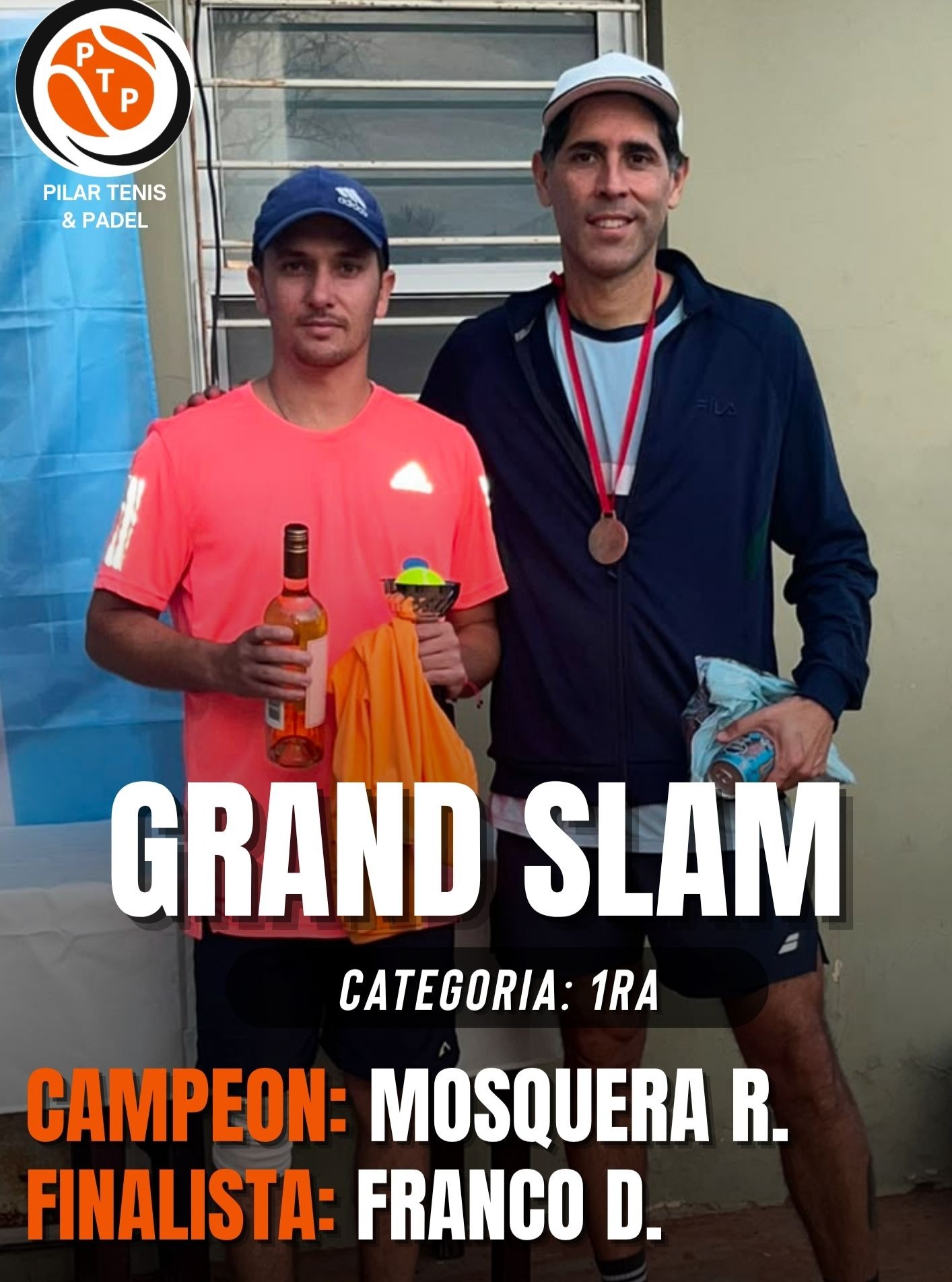 👑 ¡Rodolfo Mosquera es el campeón del Grand Slam 1ra! 🎾