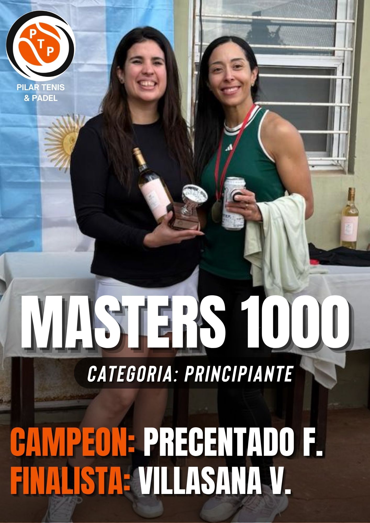 🏆 ¡Campeona del Masters 1000 Principiante Damas! 🎾💜