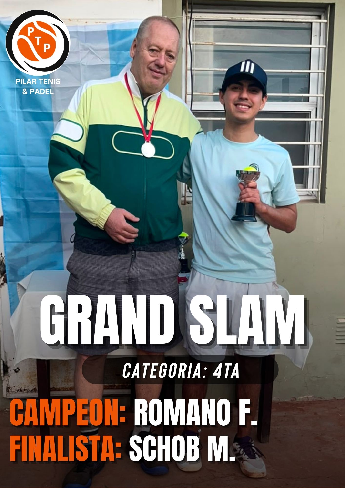 🏆 ¡Campeón del Grand Slam - Apertura 4ta! 🎾