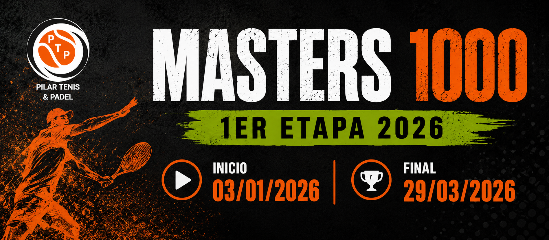 Imagen del torneo MASTERS 1000 - 1° ETAPA | 2026